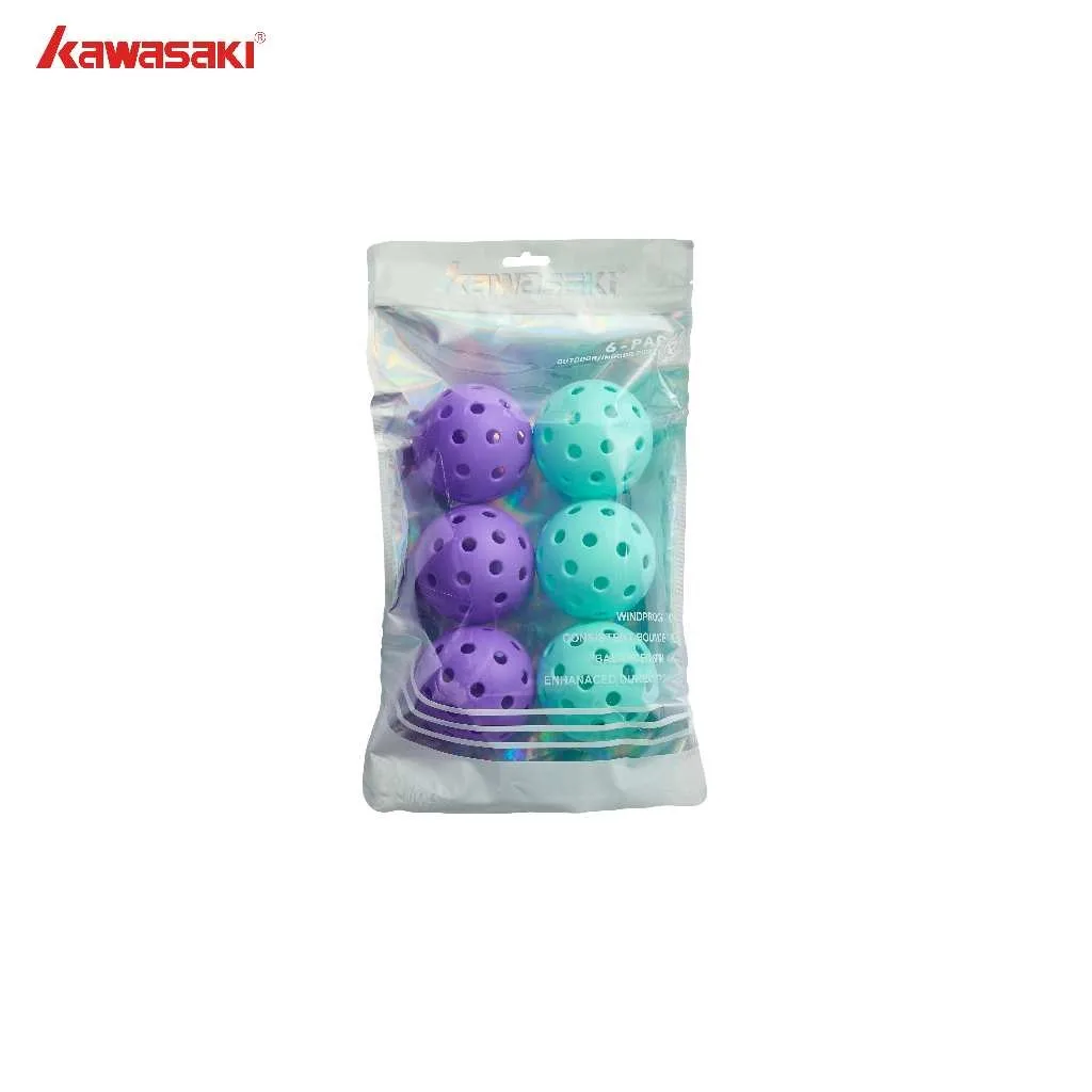 Kawasaki 6PCS/12PCS/18PCS Pickleball Balls Outdoor T-40 No Vibration Stable Bounce Super Durable Outdoor Games Pickle Ball
Kawasaki 6PCS/12PCS/18PCS Pickleball Balls Outdoor T-40 No Vibration Stable Bounce Super Durable Outdoor Games Pickle Ball