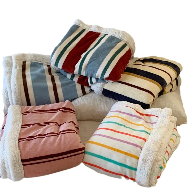 New Polyester Throw Blanket Warm Bed Blankets Leisure Office Nap Blanket Bed Cover Bedspread On The Bed
New Polyester Throw Blanket Warm Bed Blankets Leisure Office Nap Blanket Bed Cover Bedspread On The Bed