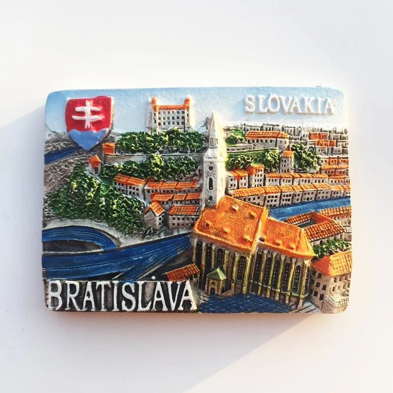 Bratislava Landmark Fridge Magnet Personalized Creative Slovakia Tourist Attraction 3D Magnetic Attraction
Bratislava Landmark Fridge Magnet Personalized Creative Slovakia Tourist Attraction 3D Magnetic Attraction