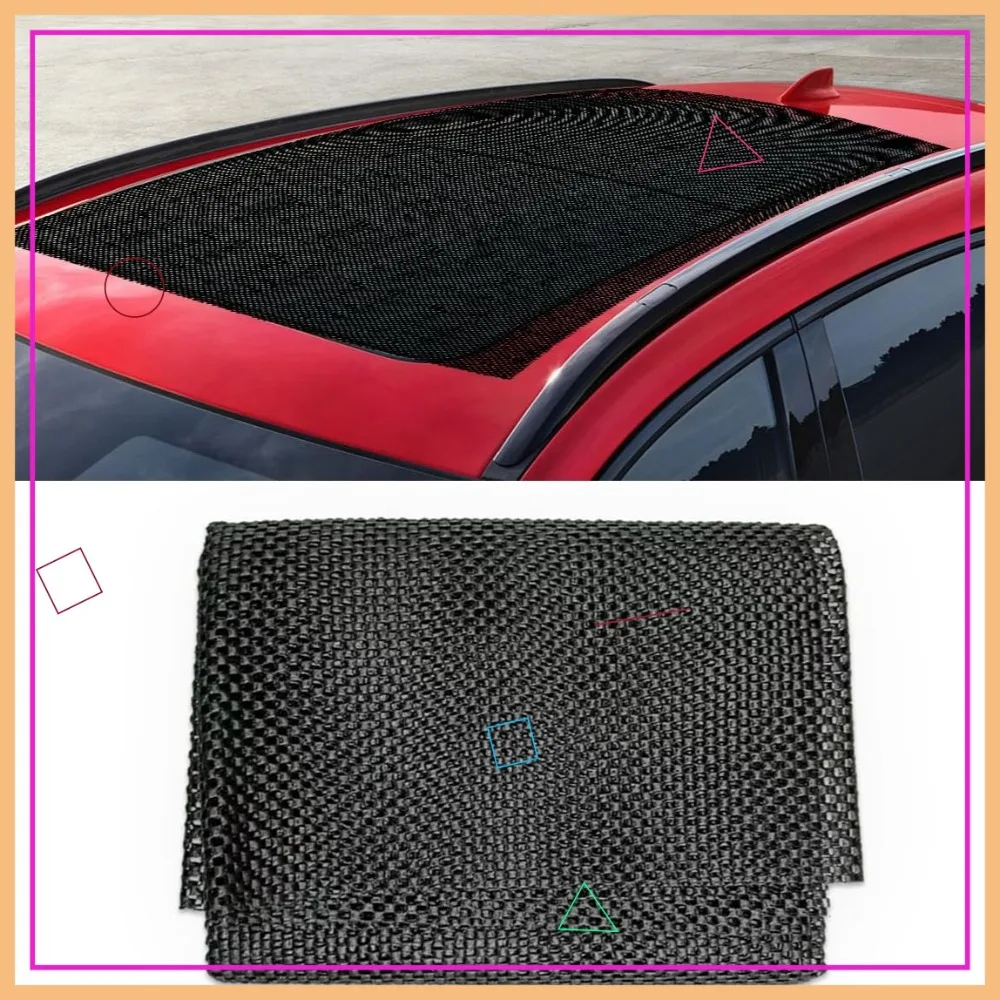 47x39.4in Car Roof Non-Slip Pad, PVC Cargo Mat, Protective Rug for Rooftop Carrier, Multipurpose Home Liner (Black)
47x39.4in Car Roof Non-Slip Pad, PVC Cargo Mat, Protective Rug for Rooftop Carrier, Multipurpose Home Liner (Black)