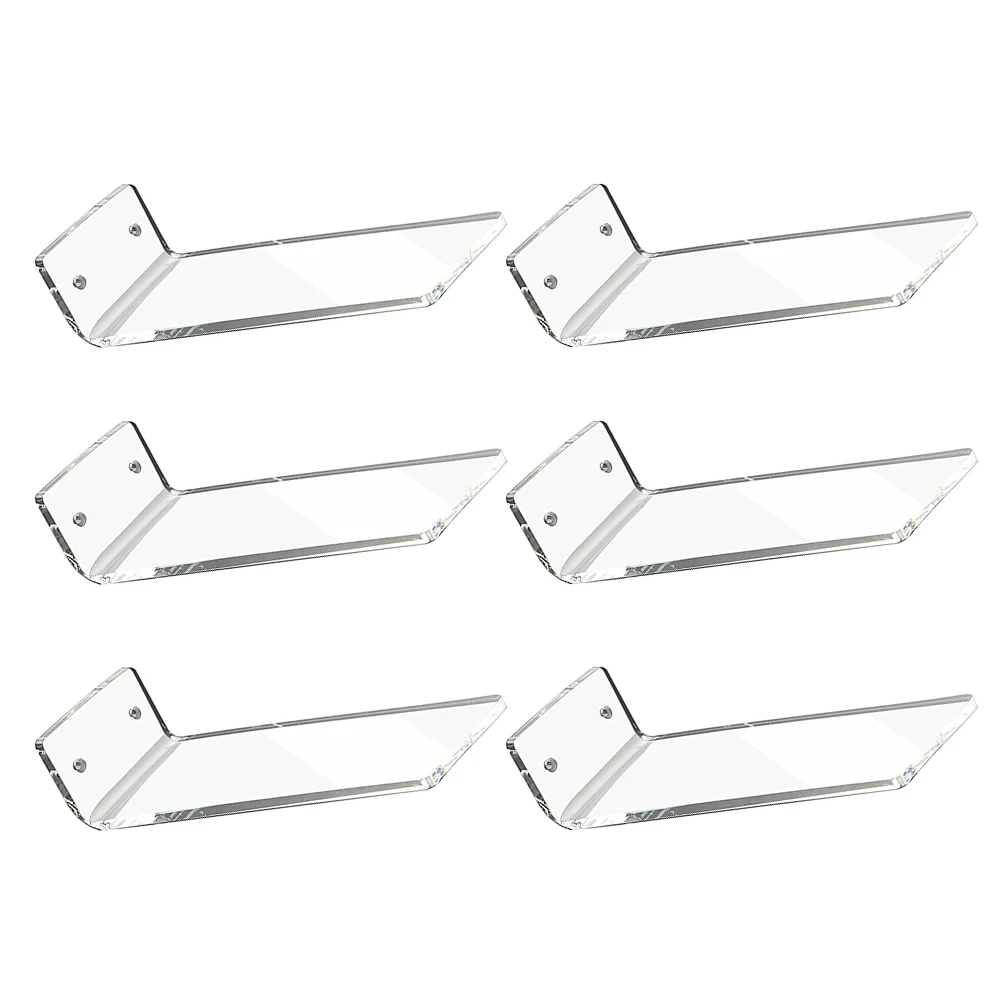 6pcs Floating Shelves Clear Racks Acrylic Display For Sneakers Wall Mounted Transparent Shoe Display Rack Modern Wall Shoe Shelf
6pcs Floating Shelves Clear Racks Acrylic Display For Sneakers Wall Mounted Transparent Shoe Display Rack Modern Wall Shoe Shelf