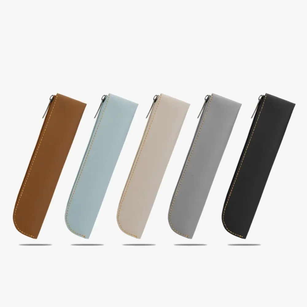 Pencil Case PU Leather Leather Pen Bag Holder Zipper Pen Protective Bag Half Open Soft Pen Storage Pouch Stationery
Pencil Case PU Leather Leather Pen Bag Holder Zipper Pen Protective Bag Half Open Soft Pen Storage Pouch Stationery