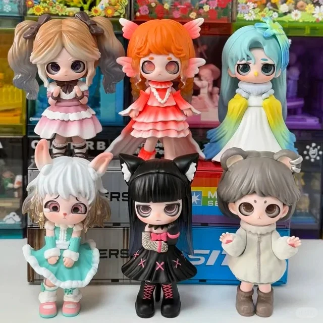 Серия Kiki Pet Store: Слепая коробка-сюрприз с милой аниме-куклой Кики, фигурка в черном стиле, игрушка для декора рабочего стола
Серия Kiki Pet Store: Слепая коробка-сюрприз с милой аниме-куклой Кики, фигурка в черном стиле, игрушка для декора рабочего стола