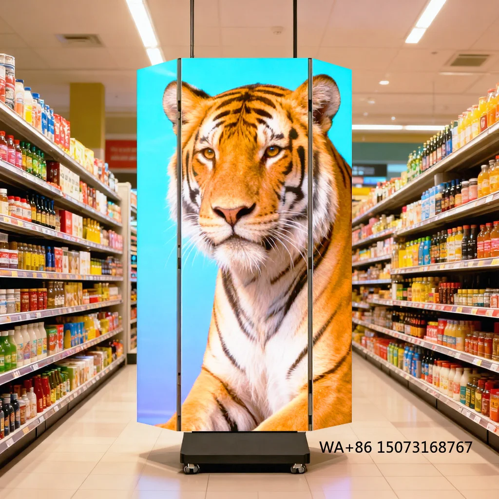 New Arrival High Brightness Portable Indoor Folding Poster Led Display Screen Tri Fold Led Poster for Retail Store
New Arrival High Brightness Portable Indoor Folding Poster Led Display Screen Tri Fold Led Poster for Retail Store