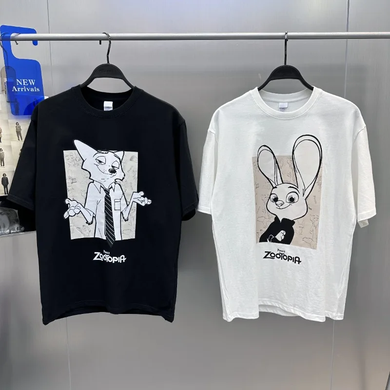 Faionable Summer Men's T-irt Cartoon Print round Ne Casual Loose ort Sve Top Youth Couple's Clothing
Faionable Summer Men's T-irt Cartoon Print round Ne Casual Loose ort Sve Top Youth Couple's Clothing
