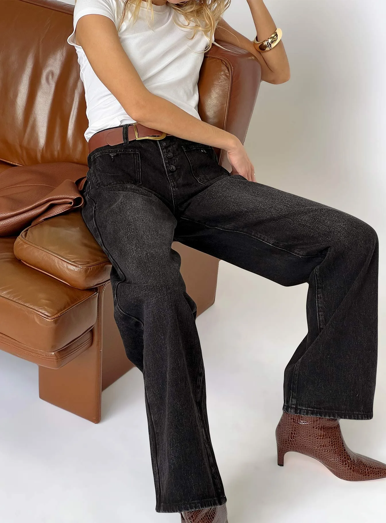 Женские джинсы с низкой талией, повседневные широкие мешковатые однотонные джинсовые брюки-карго с карманами
Женские джинсы с низкой талией, повседневные широкие мешковатые однотонные джинсовые брюки-карго с карманами