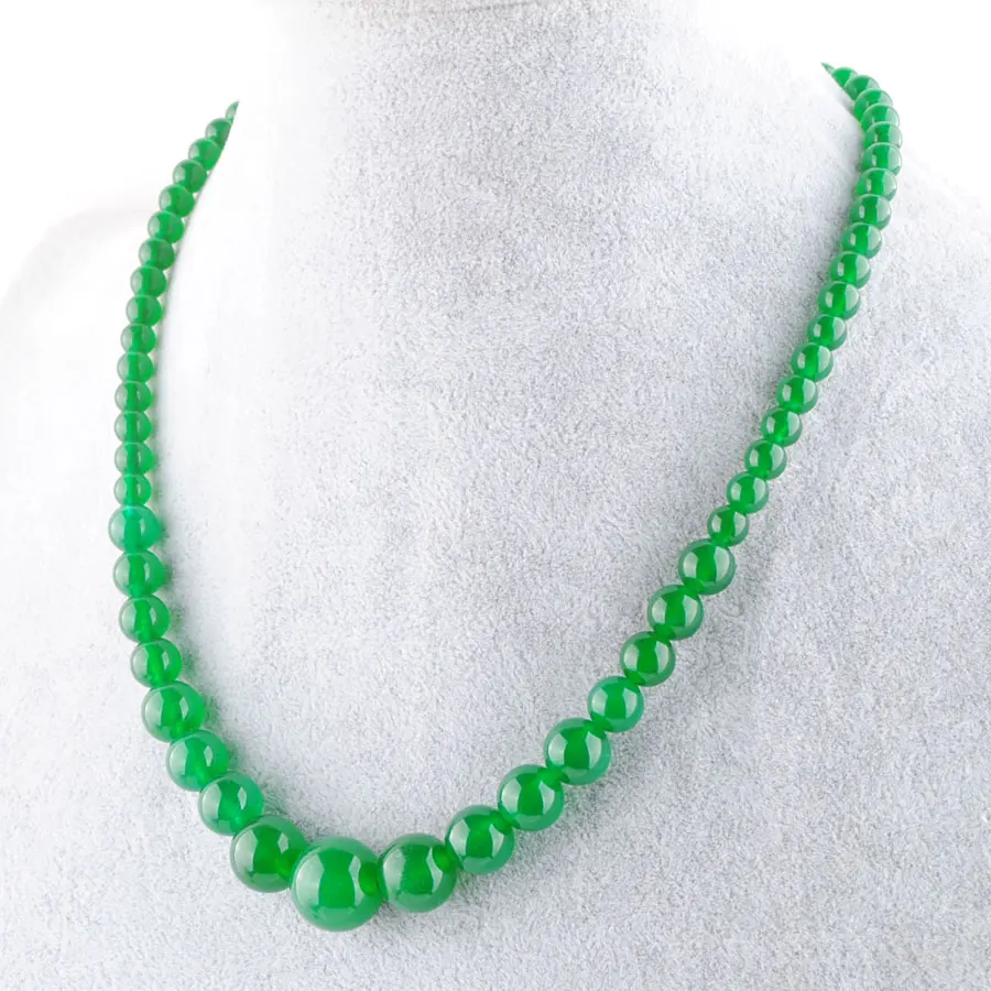 New Design Natural Jasper Stone for Women Beaded 6-14 mm Graduated Round Beads Chains Yoga Necklaces 17.5 Inch BF300
New Design Natural Jasper Stone for Women Beaded 6-14 mm Graduated Round Beads Chains Yoga Necklaces 17.5 Inch BF300