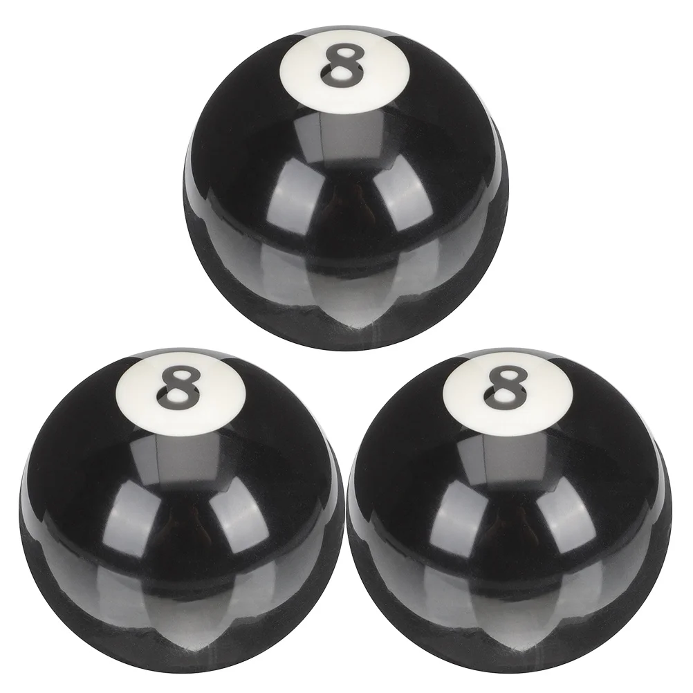 3Pcs Resin Billiard Ball Precision Balanced Round Wear-Resistant for Pool Table Training Practice Replacement Cue Ball