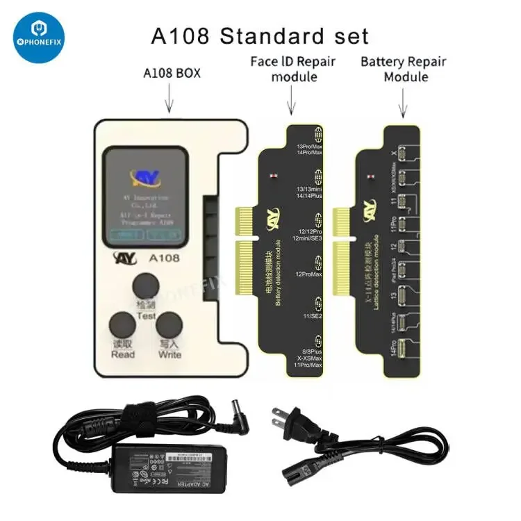 Программатор AY A108 BOX, точечный проектор с функцией распознавания лиц и True Tone, для iPhone
Программатор AY A108 BOX, точечный проектор с функцией распознавания лиц и True Tone, для iPhone