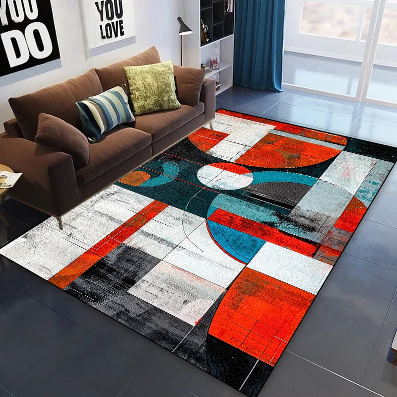 Modern Geometry Large Area Carpets Living Room Decoration Home Rug Non-slip Cloakroom Bedroom Rugs Washable Balcony Table Mat
Modern Geometry Large Area Carpets Living Room Decoration Home Rug Non-slip Cloakroom Bedroom Rugs Washable Balcony Table Mat