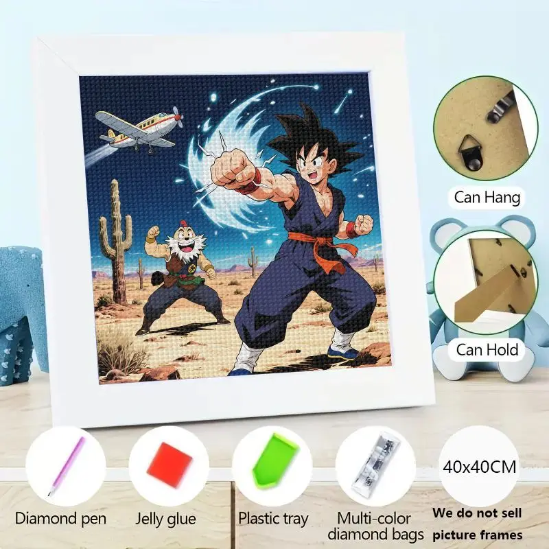1 шт. Dragon Ball Z Goku & Master Roshi 5D Набор для алмазной живописи, 40x40 см Полная дрель DIY Аниме Персонаж Алмазное искусство и ремесло для рекламы
1 шт. Dragon Ball Z Goku & Master Roshi 5D Набор для алмазной живописи, 40x40 см Полная дрель DIY Аниме Персонаж Алмазное искусство и ремесло для рекламы