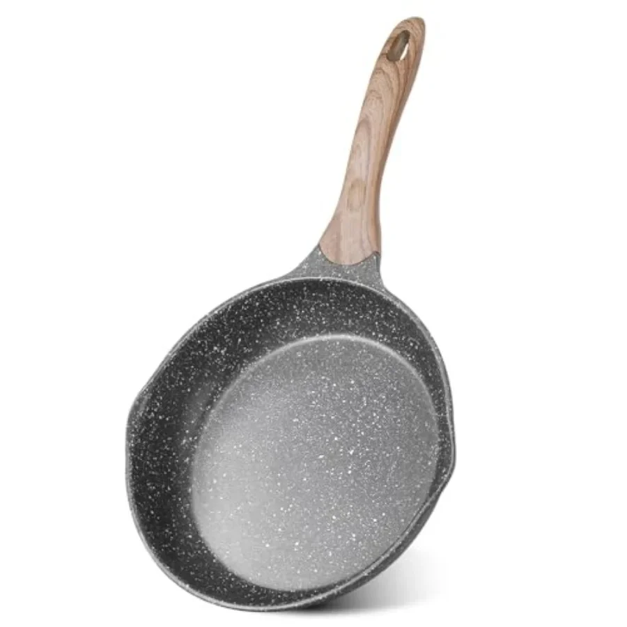 Nonstick Frying Pan For Egg, Nonstick Omelette Skillet with Soft Touch Handle, All Stove Induction Compatible
Nonstick Frying Pan For Egg, Nonstick Omelette Skillet with Soft Touch Handle, All Stove Induction Compatible