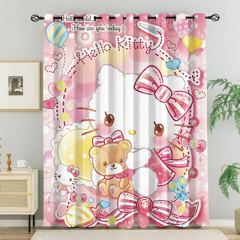 2Pcs Hello Kitty Blackout Curtains, Cute Cartoon Window Drapes for Kids Girls Bedroom Living Room Home Decor
2Pcs Hello Kitty Blackout Curtains, Cute Cartoon Window Drapes for Kids Girls Bedroom Living Room Home Decor
