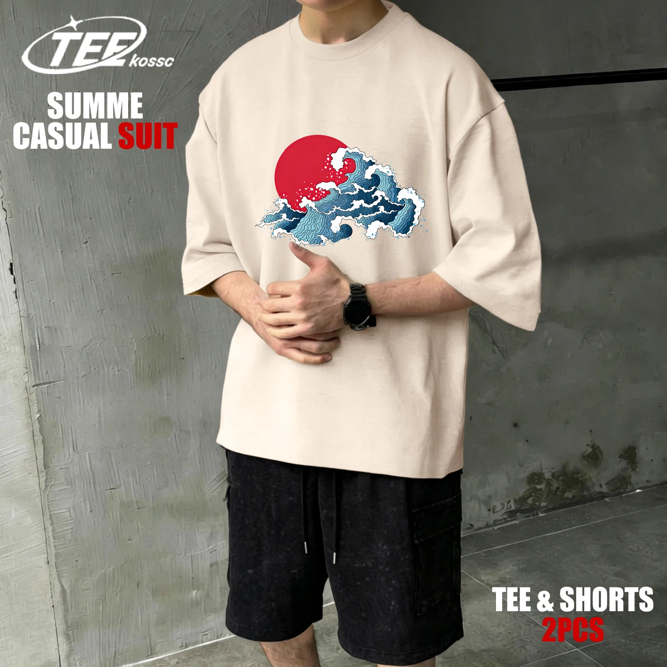 Мужская хлопковая футболка с принтом «Японские волны на закате», с круглым вырезом, спортивная, универсальная, летняя, новая, свободного кроя, с коротким рукавом
Мужская хлопковая футболка с принтом «Японские волны на закате», с круглым вырезом, спортивная, универсальная, летняя, новая, свободного кроя, с коротким рукавом