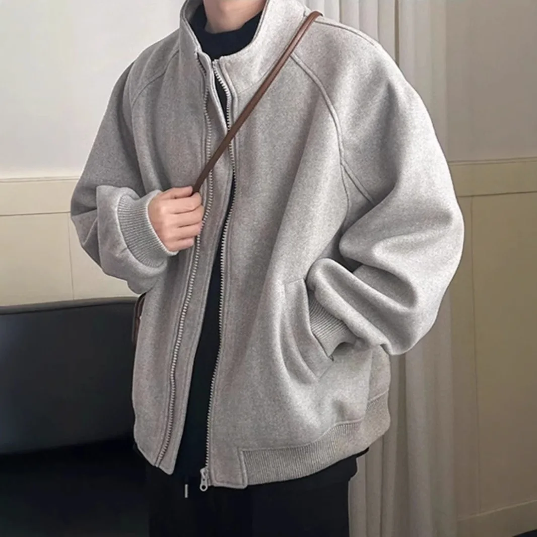 Men's Woolen Jaet Spring 2025 Baseball Sle Stand Collar Cardigan Top Universal Loose Fit Long Sve Regular Thin
Men's Woolen Jaet Spring 2025 Baseball Sle Stand Collar Cardigan Top Universal Loose Fit Long Sve Regular Thin
