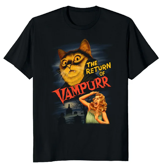 NEW LIMITED The Return of Vampurr Cat Love Funny Novelty Tee M-3XL Fast Shipping
NEW LIMITED The Return of Vampurr Cat Love Funny Novelty Tee M-3XL Fast Shipping