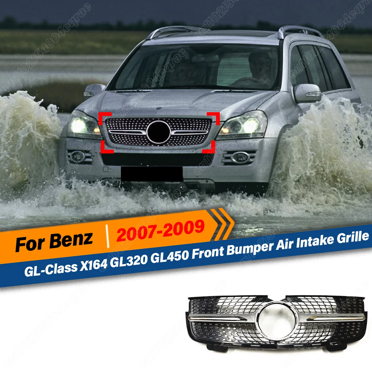 For Mercedes-Benz GL-Class X164 GL320 GL450 2007 2008 2009 Car Front Bumper Grille Replacement Grill Accessories Body Kit
For Mercedes-Benz GL-Class X164 GL320 GL450 2007 2008 2009 Car Front Bumper Grille Replacement Grill Accessories Body Kit