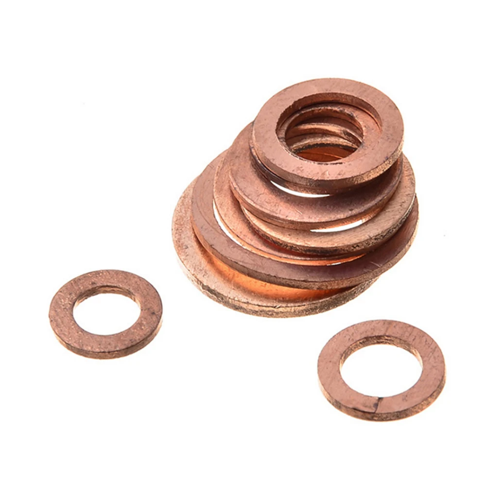 200 Pcs Copper Spacer Motor Sealing Gasket Oil Plug Drain Exhaust Material Washer
200 Pcs Copper Spacer Motor Sealing Gasket Oil Plug Drain Exhaust Material Washer