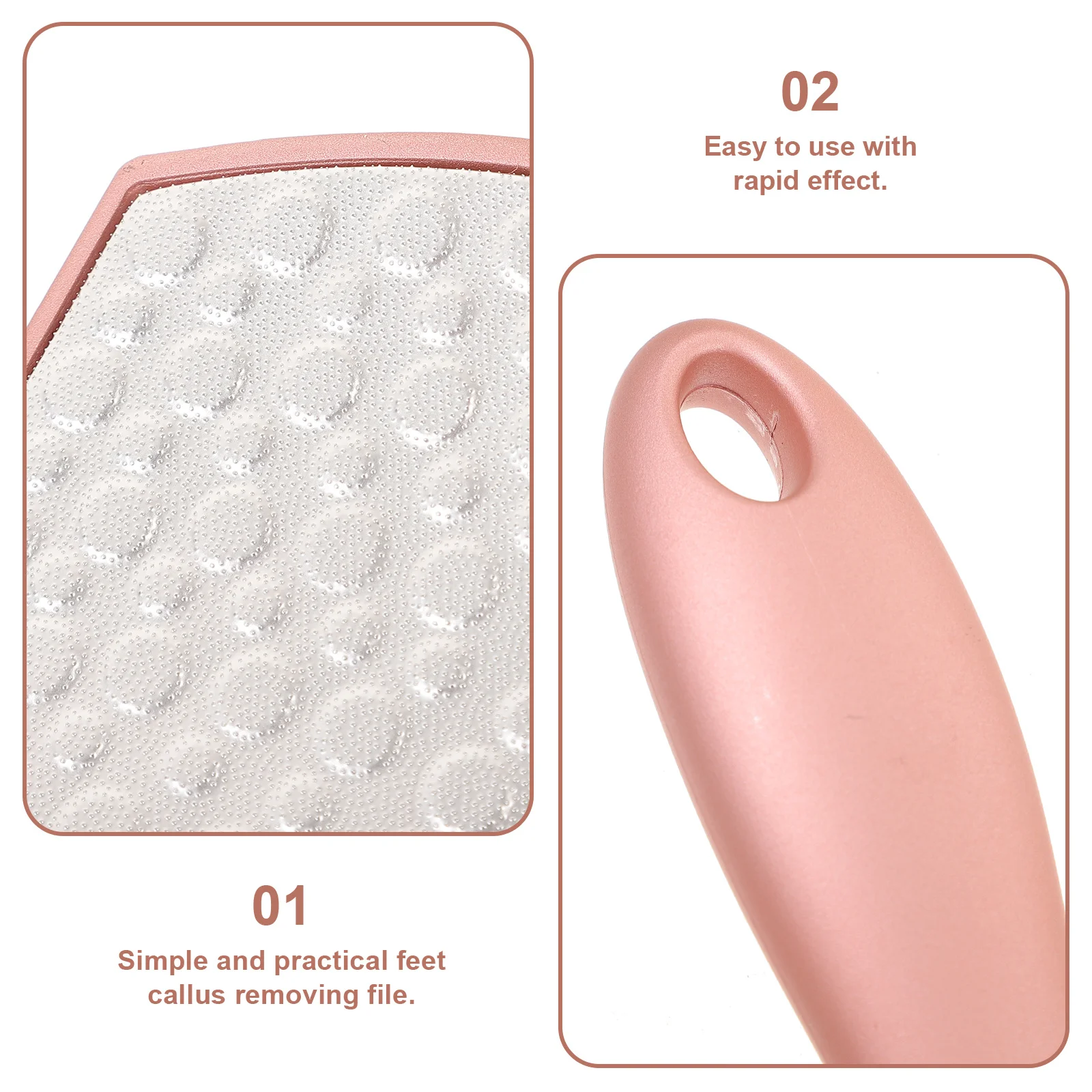 Double Sides Foot Grinder Stainless Steel Rose Gold Foot Callus Remover Ergonomic Handle Pedicure Tool for Smooth Feet Skin
Double Sides Foot Grinder Stainless Steel Rose Gold Foot Callus Remover Ergonomic Handle Pedicure Tool for Smooth Feet Skin