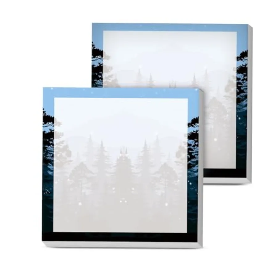 Sticky Notes 2 Pads 3x3 inches Cute Colorful Fun Self-Stick Note Pads Easy Post Strong Adhesive Notepad Tree And Mountain
Sticky Notes 2 Pads 3x3 inches Cute Colorful Fun Self-Stick Note Pads Easy Post Strong Adhesive Notepad Tree And Mountain