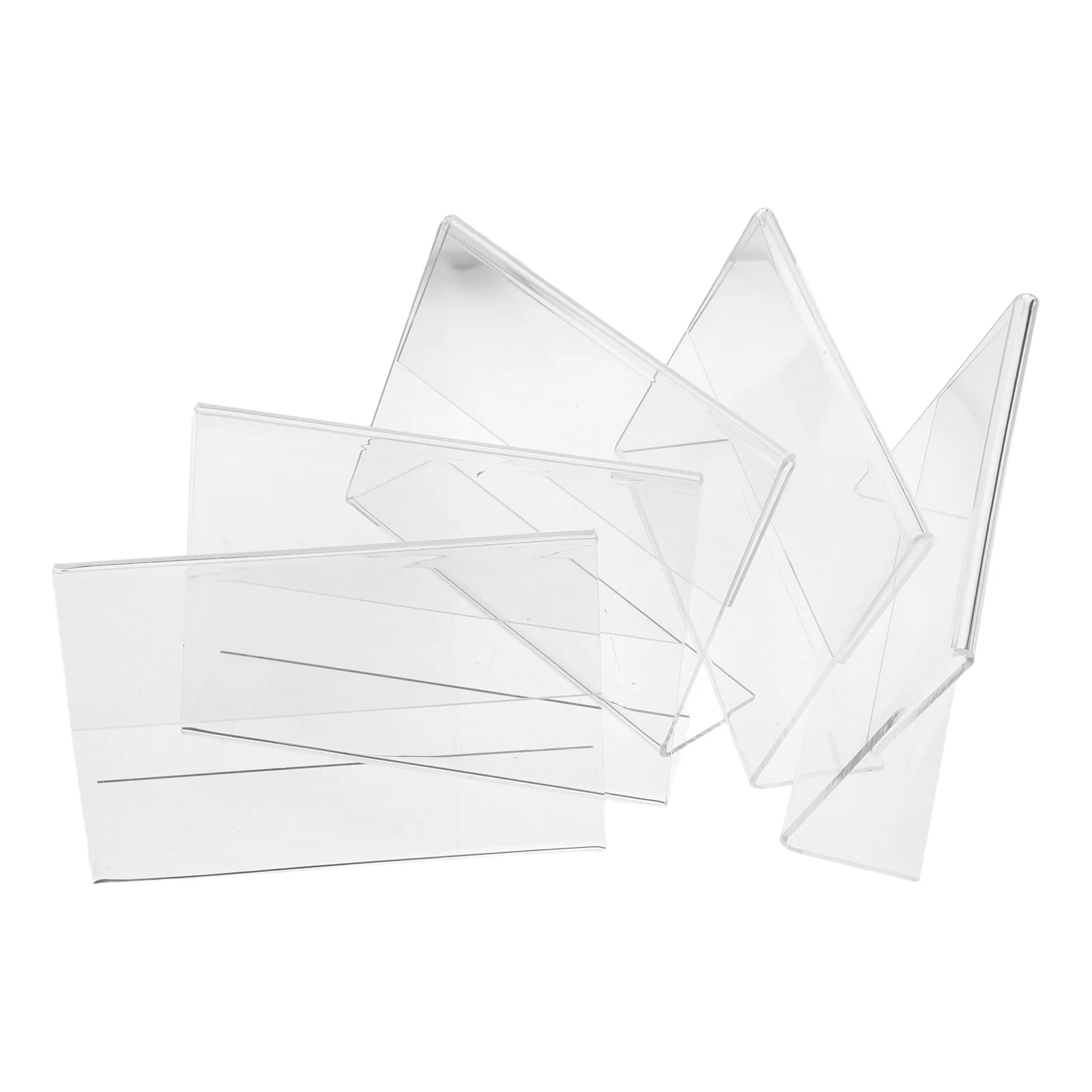 5pcs Transparent Table Sign Acrylic Price Display Holder For Supermarket Fruit Vegetable Store Use Vertical Sign Stand Reusable
5pcs Transparent Table Sign Acrylic Price Display Holder For Supermarket Fruit Vegetable Store Use Vertical Sign Stand Reusable