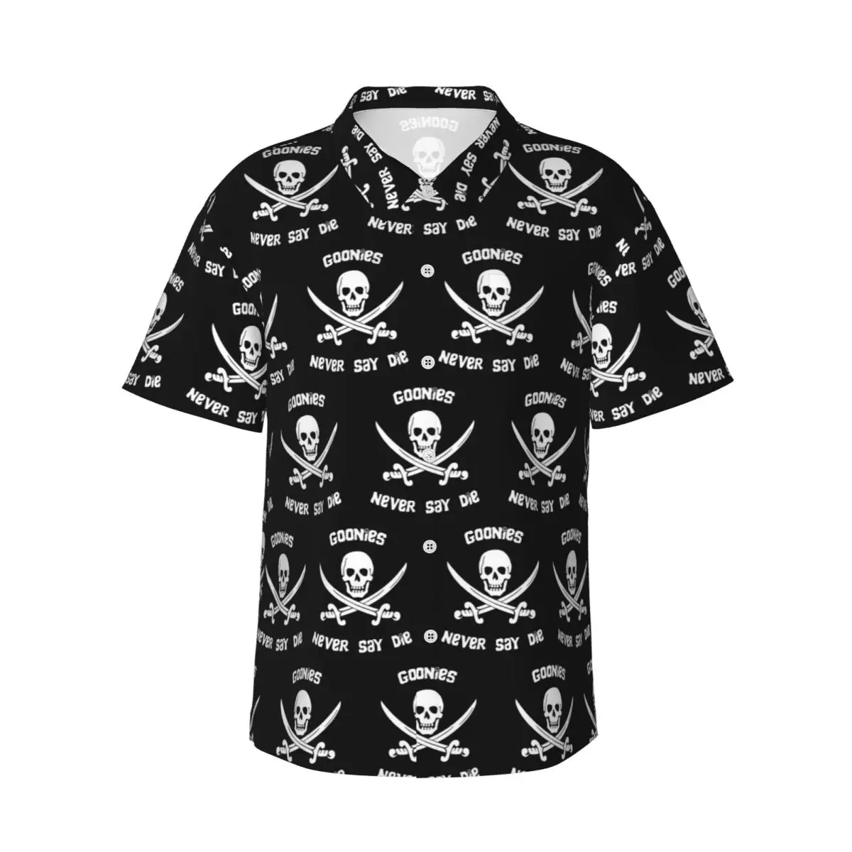 Goonies Never Say Die Men's Shirts Hawaiian Short Sleeve Shirt Fashion Lapel Tops for Summer Beach
Goonies Never Say Die Men's Shirts Hawaiian Short Sleeve Shirt Fashion Lapel Tops for Summer Beach