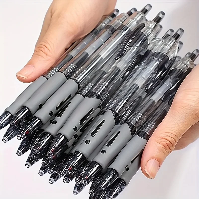 24 retractable gel ink ballpoint pens with bold black nibs, specially designed for examinations, suitable for schools F924-fro
24 retractable gel ink ballpoint pens with bold black nibs, specially designed for examinations, suitable for schools F924-fro
