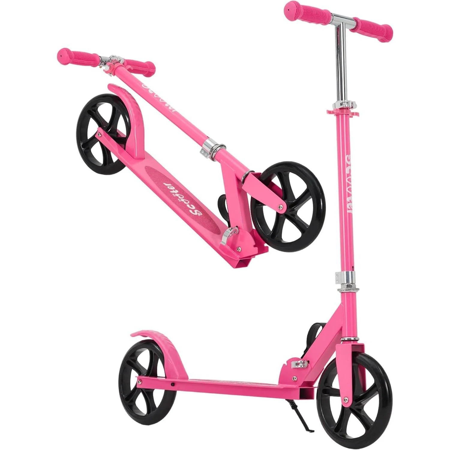 Foldable Kids Scooter, Aluminum & Plastic Big Wheel Kick Scooter with Stand, Lightweight Commuter Scooter for Kids Teens
Foldable Kids Scooter, Aluminum & Plastic Big Wheel Kick Scooter with Stand, Lightweight Commuter Scooter for Kids Teens