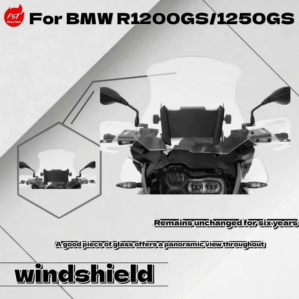 For BMW R1200GS ADV R1250GS Adventure Motorcycle Windshield Heighten Extended Windscreen Modified Front Wind Deflector
For BMW R1200GS ADV R1250GS Adventure Motorcycle Windshield Heighten Extended Windscreen Modified Front Wind Deflector