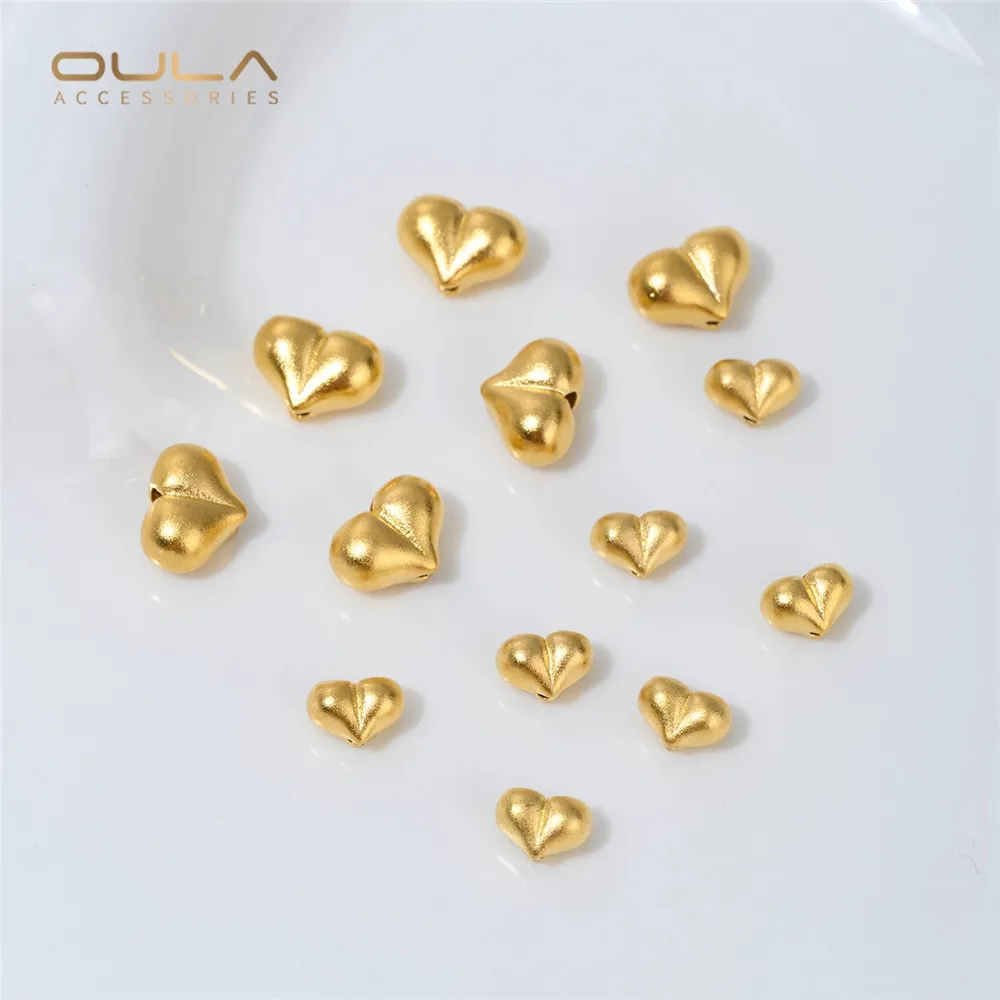 1PCS Vietnamese Sand Gold Accessories, Peach Heart-shaped Beads, Handcrafted Diy Pearl Necklace Accessory Materials
1PCS Vietnamese Sand Gold Accessories, Peach Heart-shaped Beads, Handcrafted Diy Pearl Necklace Accessory Materials