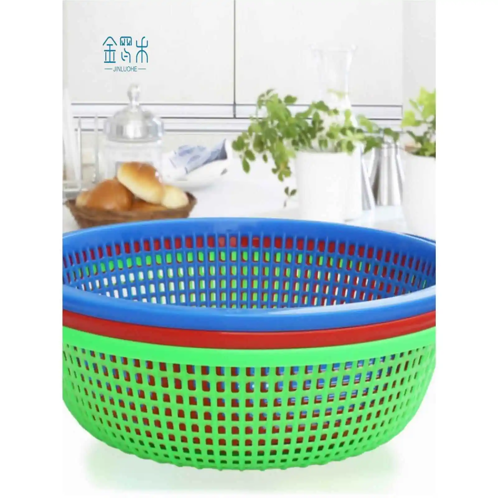 Large round Thiened Plastic Drain Basket Kitchen Vegetable Fruit Basket Special for Canteen Use Waing Basket Drain Screen
Large round Thiened Plastic Drain Basket Kitchen Vegetable Fruit Basket Special for Canteen Use Waing Basket Drain Screen
