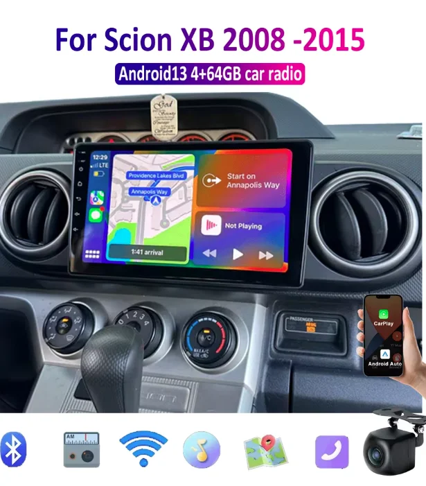 9-дюймовый Android 13.0 4G + 64 ГБ для Scion XB 2008-2015 Автомобильный GPS-навигатор Мультимедийный плеер Радиомагнитофонный рекордер Головное устройство DSP Carplay
9-дюймовый Android 13.0 4G + 64 ГБ для Scion XB 2008-2015 Автомобильный GPS-навигатор Мультимедийный плеер Радиомагнитофонный рекордер Головное устройство DSP Carplay