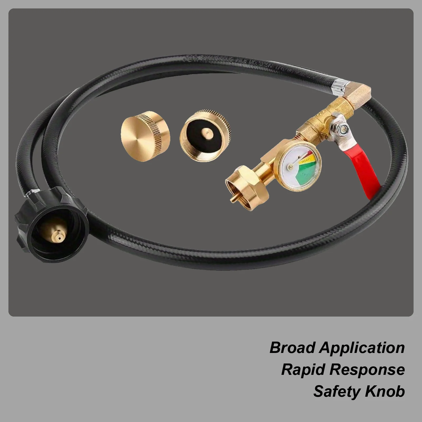 Refill Adapter For Propane Tank Propane Cylinder Adapter With Glowing Gauge Brass Connector With Hose For Outdoor Stove BBQ RV
Refill Adapter For Propane Tank Propane Cylinder Adapter With Glowing Gauge Brass Connector With Hose For Outdoor Stove BBQ RV