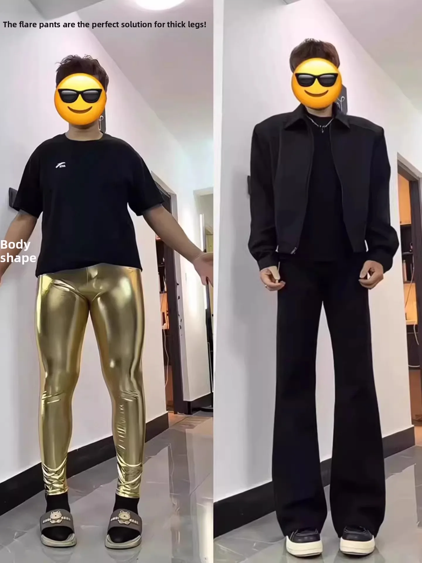 Bla Cleanfit Men's Trousers Spring Autumn Straight Leg Casual Pants Drapey Lifted Waist Micro Flared Slimming Faionable
Bla Cleanfit Men's Trousers Spring Autumn Straight Leg Casual Pants Drapey Lifted Waist Micro Flared Slimming Faionable