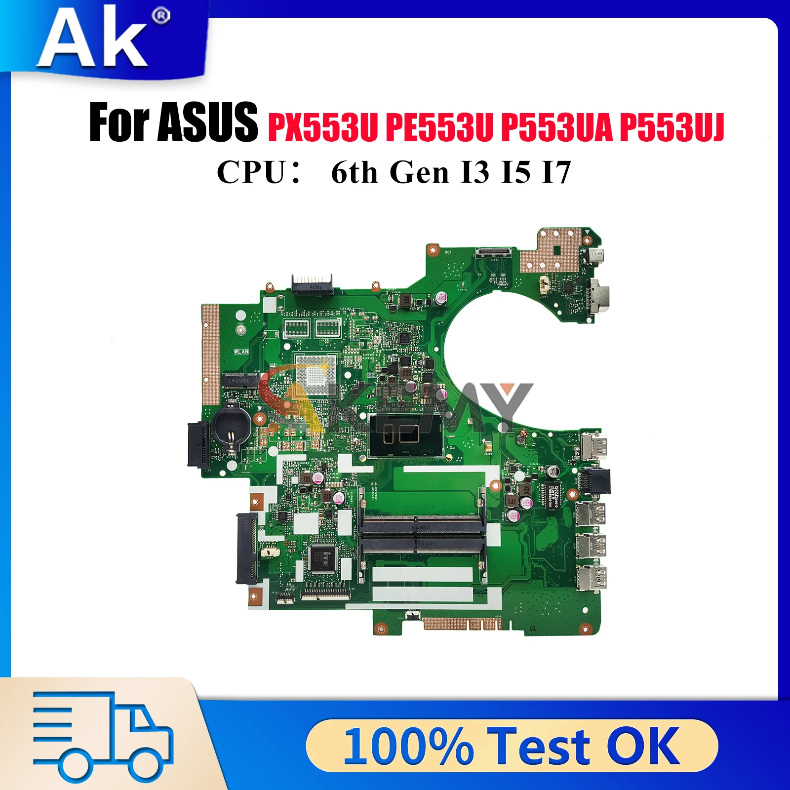 P553UA Материнская плата для ноутбука ASUS ProArt P553UJ P553UA RPO553U PX553U PE553U P553U Материнская плата с процессором I3 I5 I7 тест ОК быстрая доставка
P553UA Материнская плата для ноутбука ASUS ProArt P553UJ P553UA RPO553U PX553U PE553U P553U Материнская плата с процессором I3 I5 I7 тест ОК быстрая доставка