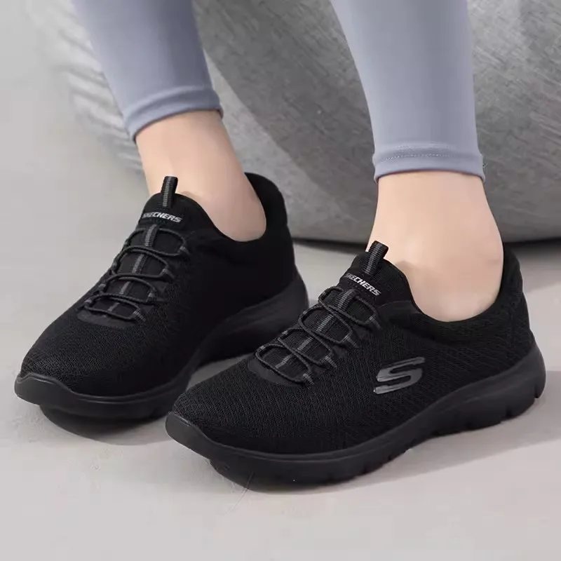 Skechers Women's Sneakers Summer Breathable mesh casual running shoes Slow down running shoes
Skechers Women's Sneakers Summer Breathable mesh casual running shoes Slow down running shoes