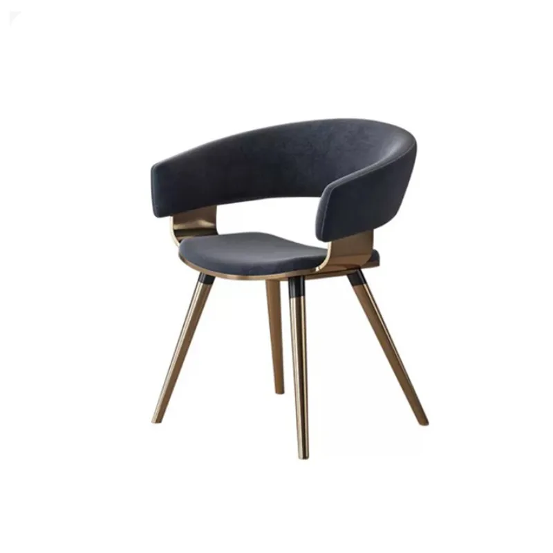 Italian light luxury modern simple home dining chair villa model room soft decoration designer stainless steel living room dinin
Italian light luxury modern simple home dining chair villa model room soft decoration designer stainless steel living room dinin