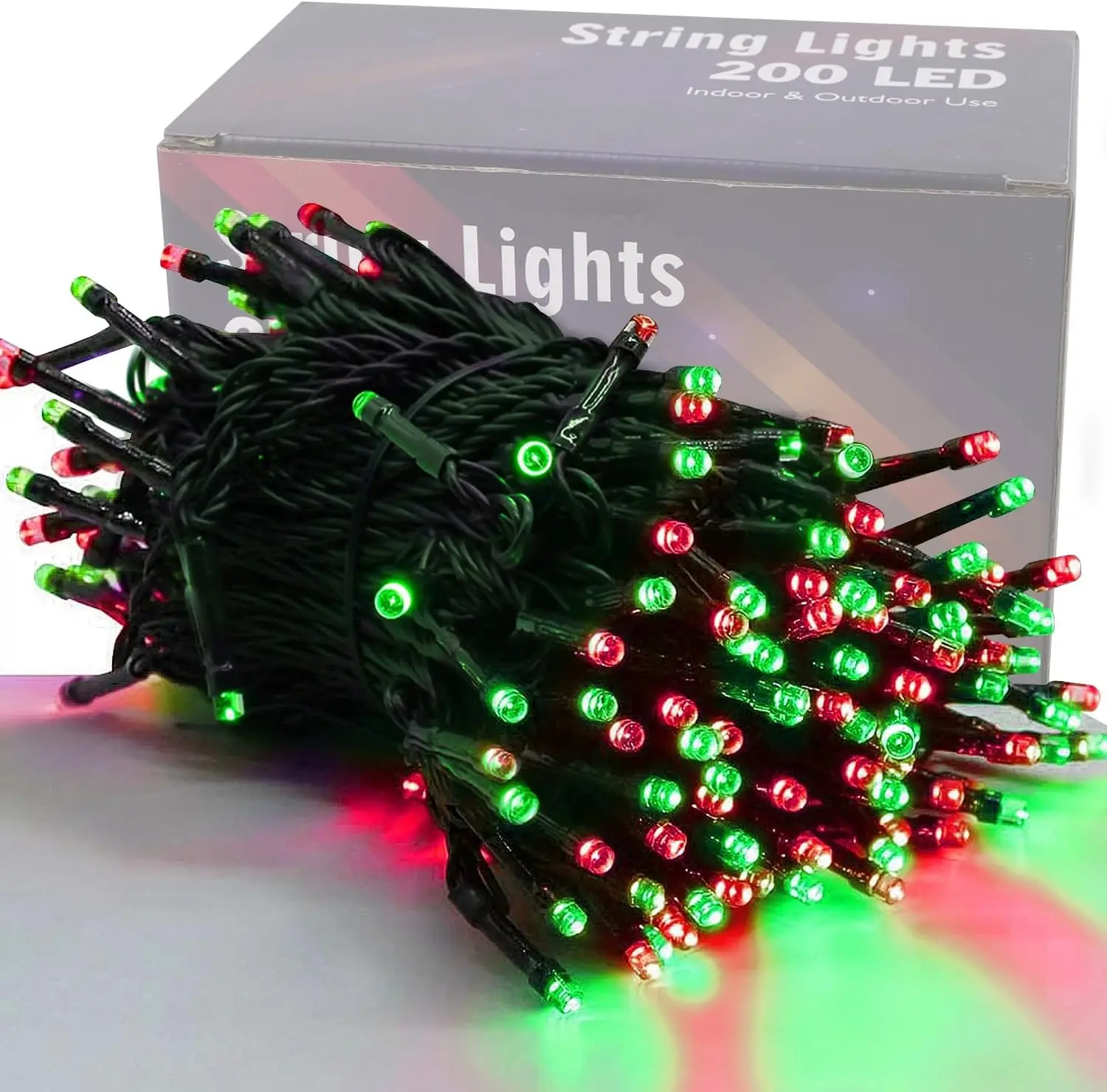 200 LED 66ft Christmas String Lights, 8 Modes, Memory & Timer, Green Wire, Plug In, Indoor Outdoor
200 LED 66ft Christmas String Lights, 8 Modes, Memory & Timer, Green Wire, Plug In, Indoor Outdoor