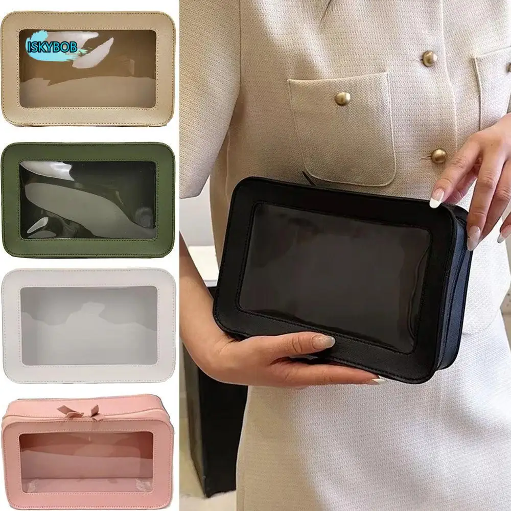 Large Capacity Travel Cosmetic Bag Dual Zipper Closure Square Women Wash Pack Waterproof Easy Carry-On
Large Capacity Travel Cosmetic Bag Dual Zipper Closure Square Women Wash Pack Waterproof Easy Carry-On