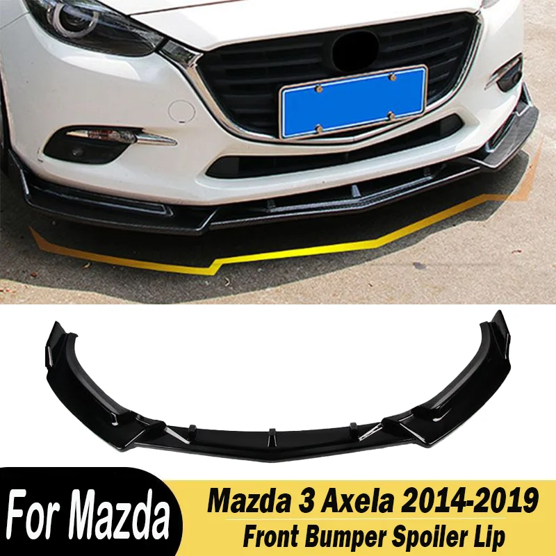Для Mazda 3 Axela 2014-2019 3 шт. автомобильный передний бампер спойлер губа диффузор сплиттер Автомобильные Защитные комплекты кузова
Для Mazda 3 Axela 2014-2019 3 шт. автомобильный передний бампер спойлер губа диффузор сплиттер Автомобильные Защитные комплекты кузова