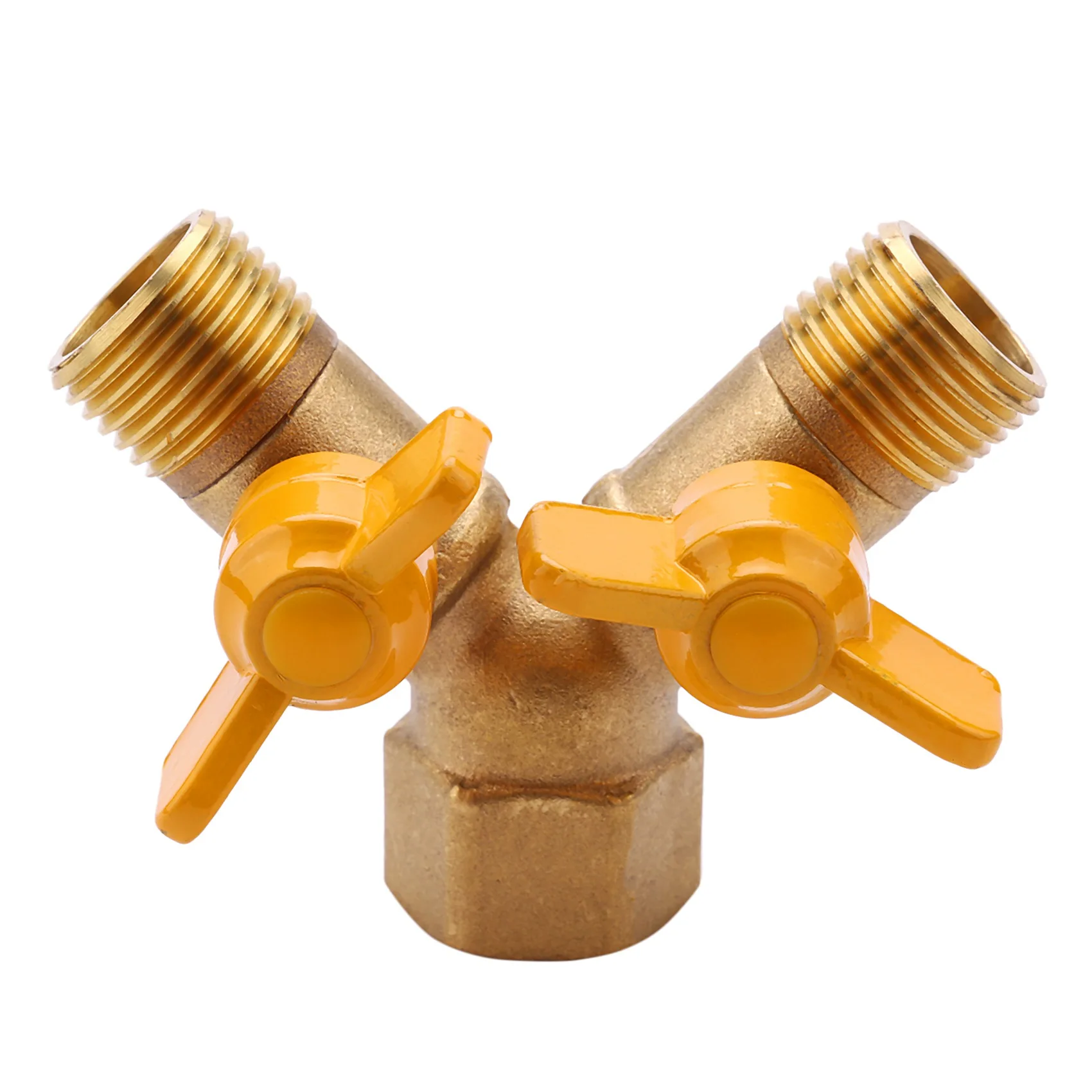 2 Way 1/2 "Faucet Adapter Outside Garden Irrigation Tap Adapter and Hose Divider
2 Way 1/2 "Faucet Adapter Outside Garden Irrigation Tap Adapter and Hose Divider