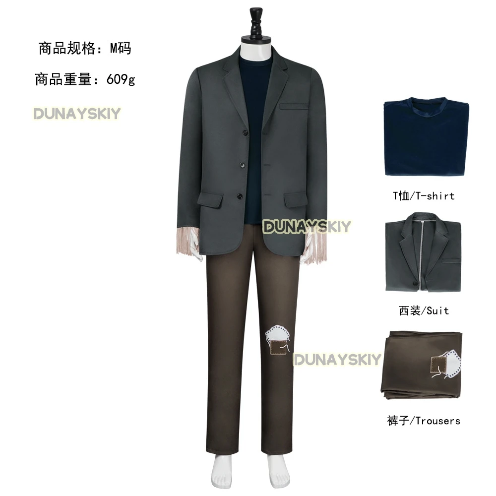 Костюм Франкенштейна для косплея, серый топ, пальто, костюм аниме, костюм для научных выступлений, реквизит для Хэллоуина, вечеринки, террора для мужчин и женщин 
Костюм Франкенштейна для косплея, серый топ, пальто, костюм аниме, костюм для научных выступлений, реквизит для Хэллоуина, вечеринки, террора для мужчин и женщин