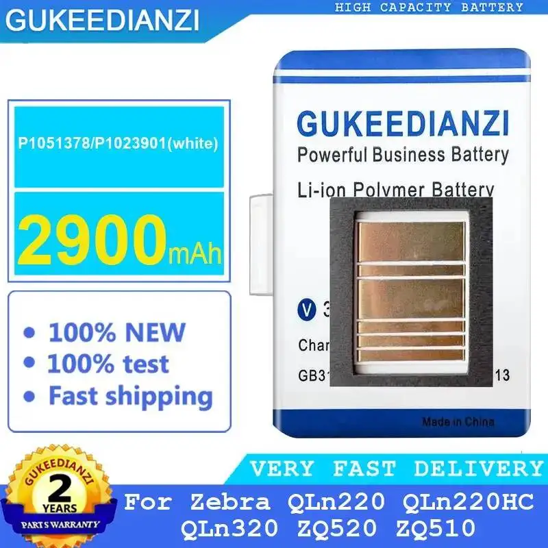 Stable For Zebra Qln220 Qln220hc Qln320 ZQ520 ZQ510 Battery 2900Mah P1051378 P1023901 White Safe
Stable For Zebra Qln220 Qln220hc Qln320 ZQ520 ZQ510 Battery 2900Mah P1051378 P1023901 White Safe