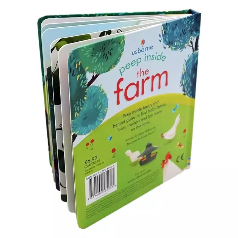 Peep inside the Farm: Original English Educational Picture Books Early Childhood Gift Interactive Children's Learning Material
Peep inside the Farm: Original English Educational Picture Books Early Childhood Gift Interactive Children's Learning Material