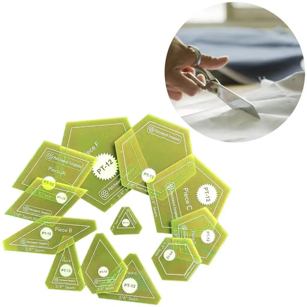 Patchwork Paper Quilting Templates Acrylic Mold for DIY Sewing Quilting Tools and Crafts
Patchwork Paper Quilting Templates Acrylic Mold for DIY Sewing Quilting Tools and Crafts