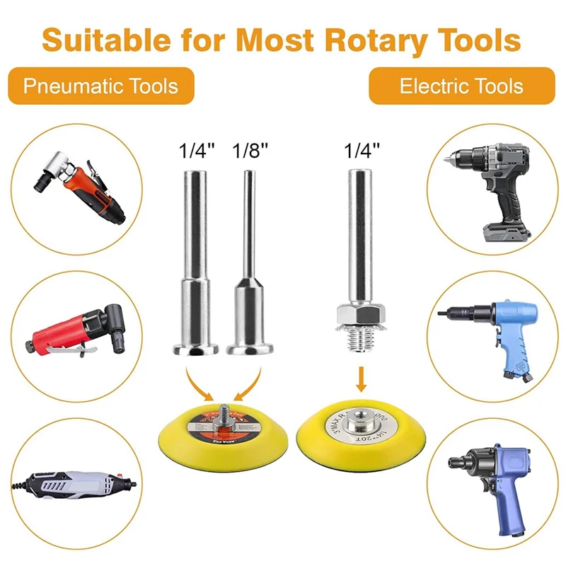 A58Z 133 PCS 3 Inch Sanding Disc Drill Polishing Kit, 60-10000 Grits Sandpaper Buffing Pads With Hook And Loop Sanding Discs
A58Z 133 PCS 3 Inch Sanding Disc Drill Polishing Kit, 60-10000 Grits Sandpaper Buffing Pads With Hook And Loop Sanding Discs