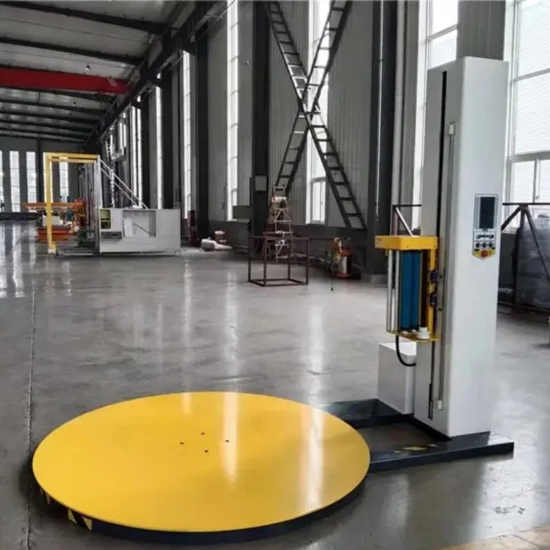 High Quality Touch Screen Automatic Turntable Pallet Stretch Film Wrapping Wrapper Machine(Optional:Scale, Ramp)
High Quality Touch Screen Automatic Turntable Pallet Stretch Film Wrapping Wrapper Machine(Optional:Scale, Ramp)