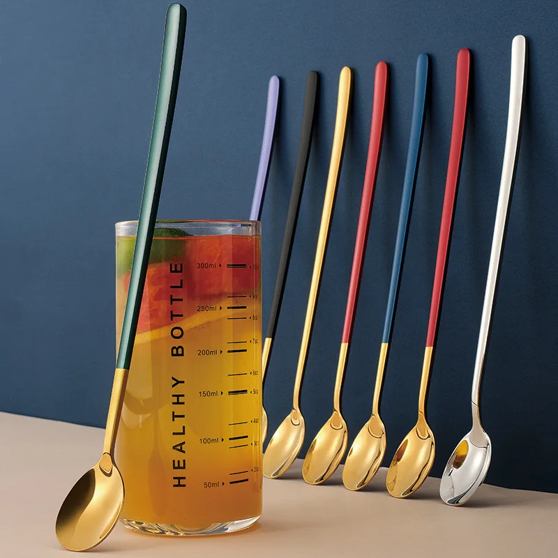 Stainless Steel Spoon with Long Handle, Mixing Bar Spoon, Creative Mixer Mark, Ice Scoop, Coffee Spoon, Influencer
Stainless Steel Spoon with Long Handle, Mixing Bar Spoon, Creative Mixer Mark, Ice Scoop, Coffee Spoon, Influencer