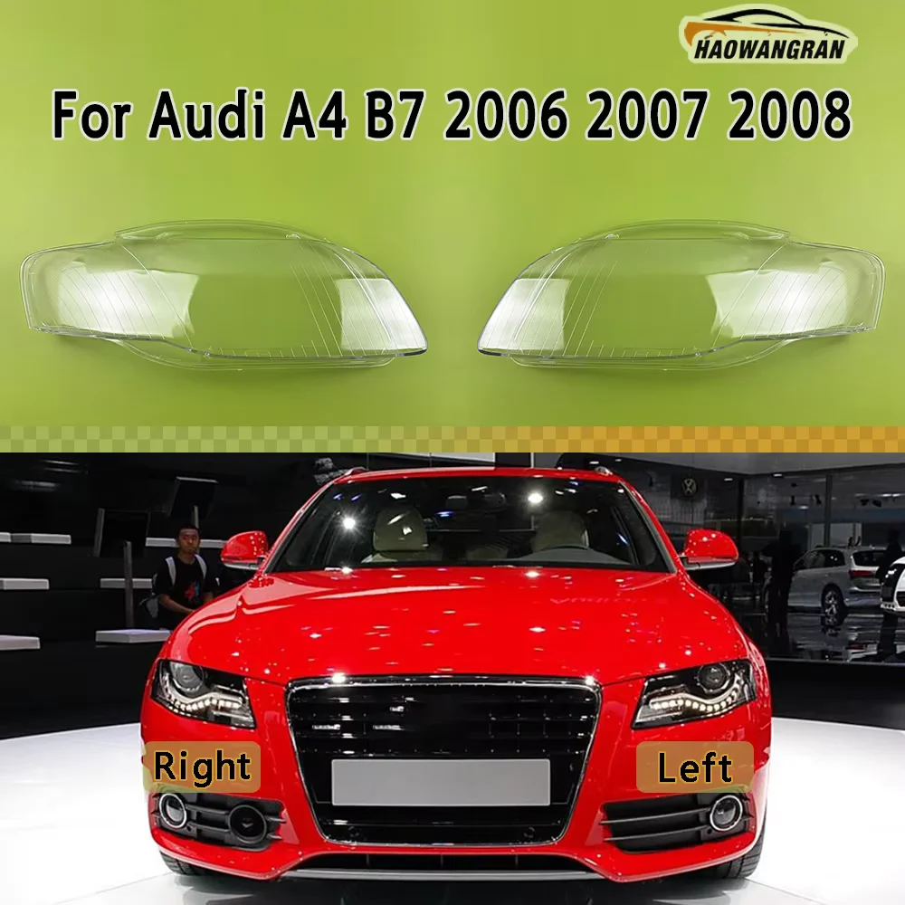 For Audi A4 B7 2006 2007 2008 Front Headlight Cover Transparent Shade Lamp Headlamp Shell Plexiglass Replace Original Lampshade
For Audi A4 B7 2006 2007 2008 Front Headlight Cover Transparent Shade Lamp Headlamp Shell Plexiglass Replace Original Lampshade