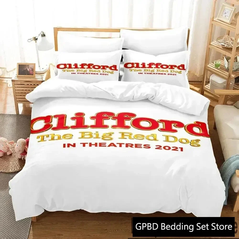 3D Print Clifford the Big Red Dog Comfortable Duvet Quilt Cover Pillowcase Bedding Set Children Bedroom Decoration Home Textile
3D Print Clifford the Big Red Dog Comfortable Duvet Quilt Cover Pillowcase Bedding Set Children Bedroom Decoration Home Textile